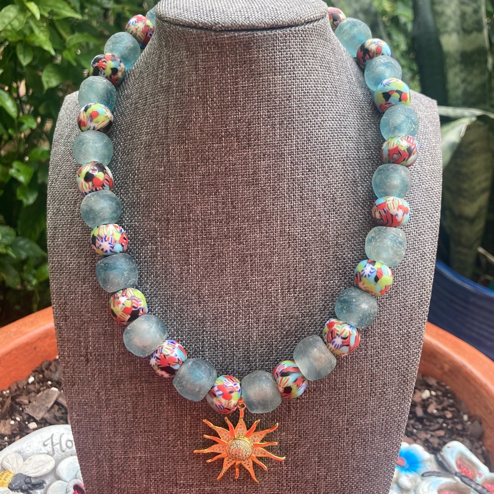 Sunshine over the Ocean Necklace